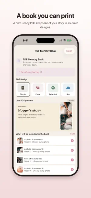Babymoon: Pregnancy Journal screenshot 2