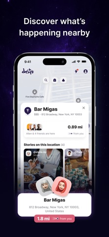 Drift Social iPhone screenshot