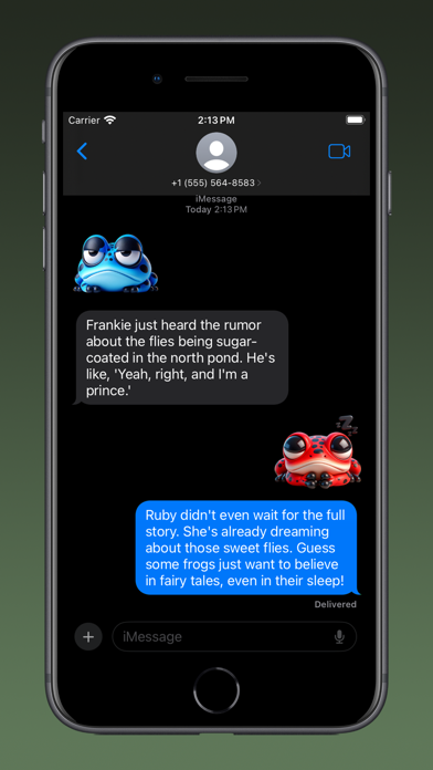 Rocko Frog Stickers Screenshot