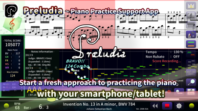Preludia app screenshot