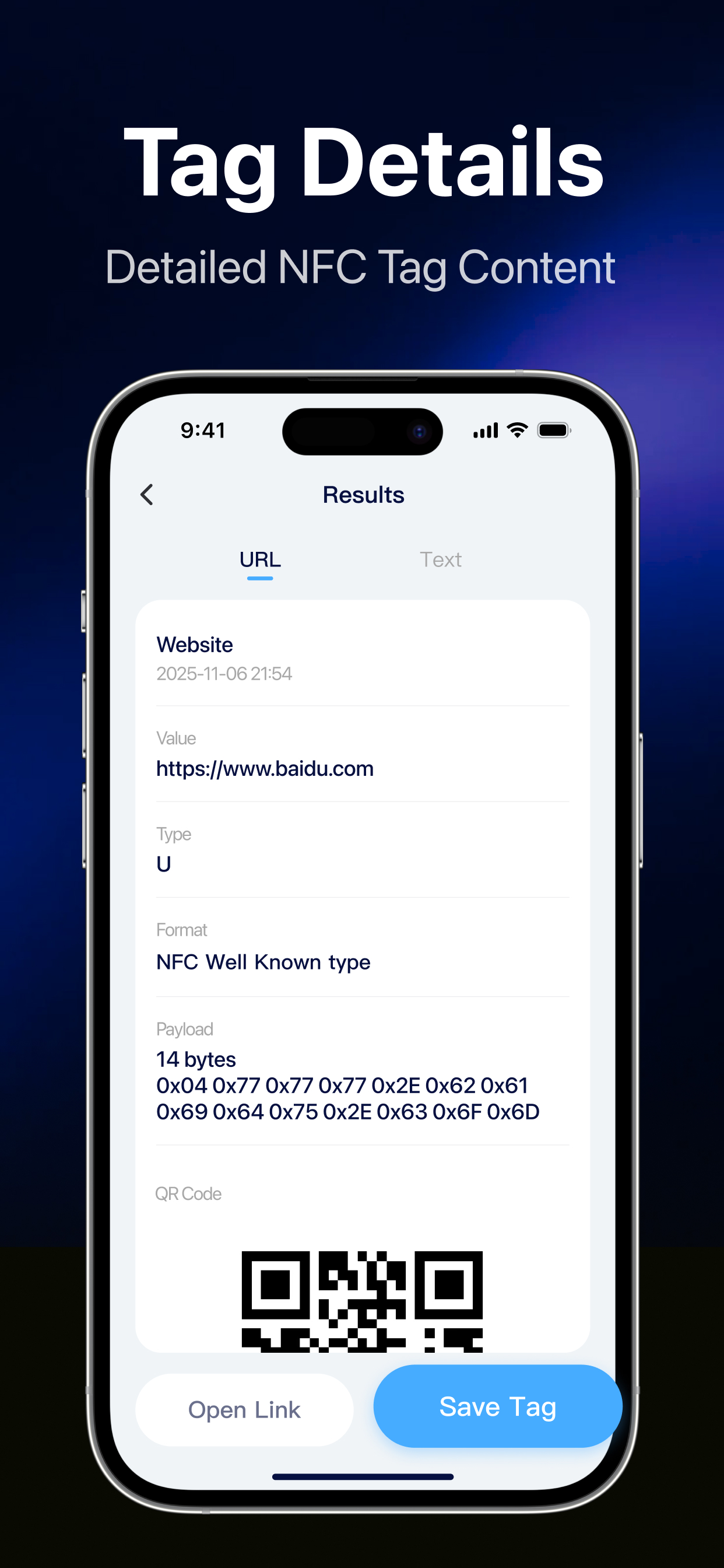 NFC Tools, Scan NFC Tags Info