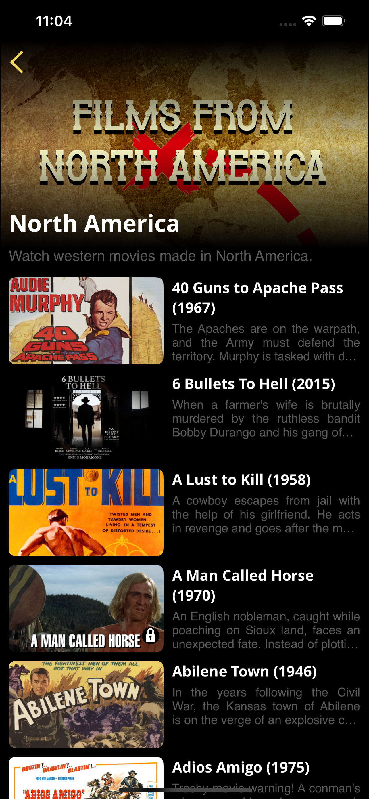 Western Cowboy Movies screenshot 5