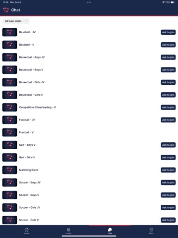 Deane Bozeman Athletics iPad screenshot