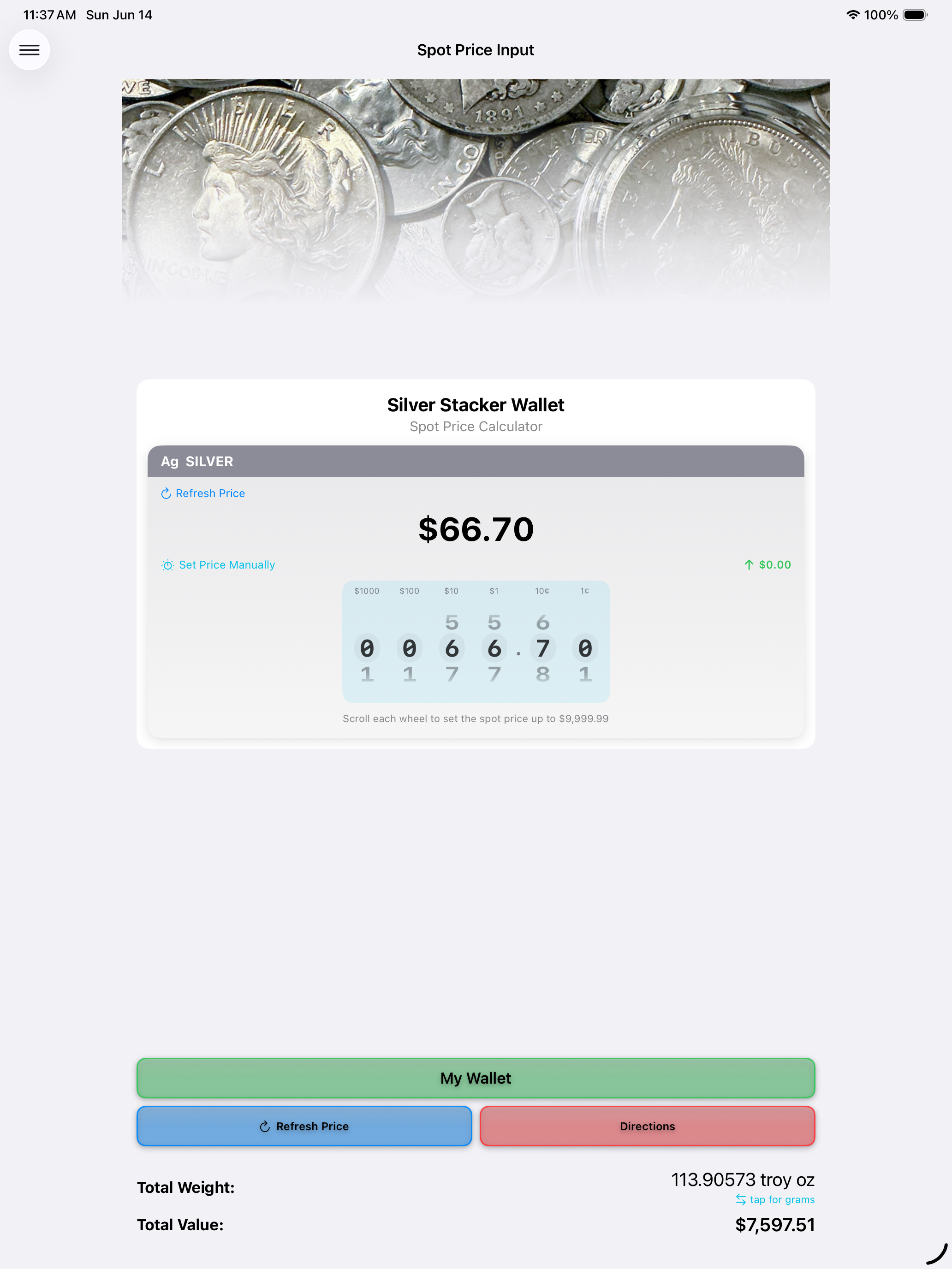 Silver Stacker Wallet screenshot 11