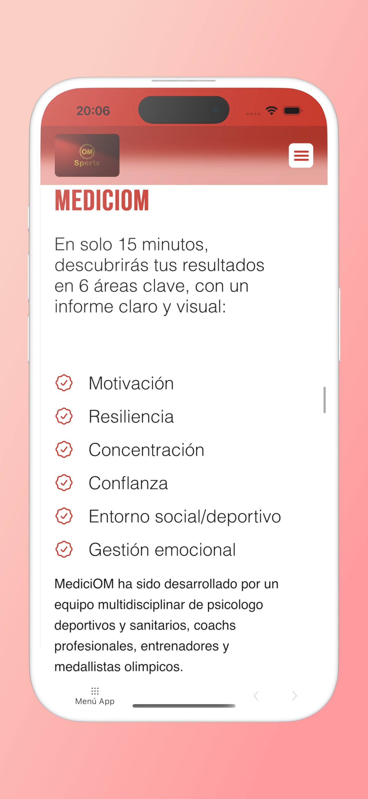 OM Sports: Entrena tu mente