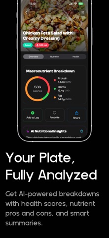 食物扫描器：PlateIntel screenshot