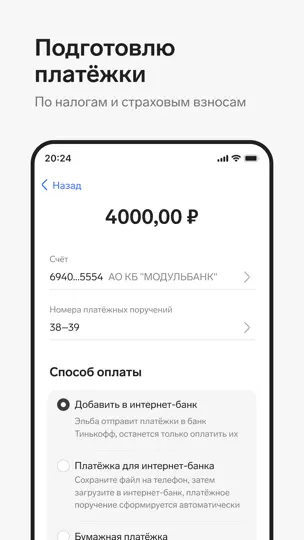 Скриншот Контур.Эльба на iPhone 7