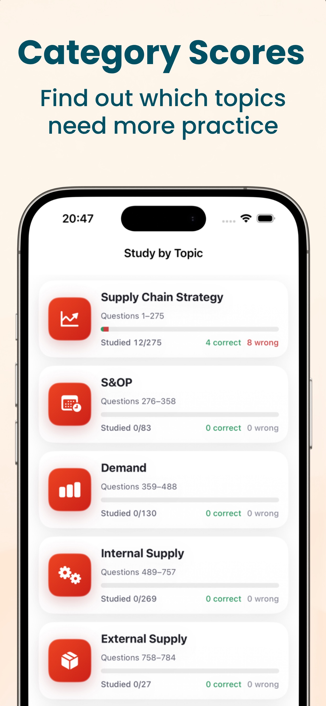 Screenshot 5 of APICS CPIM Exam 2026 Prep