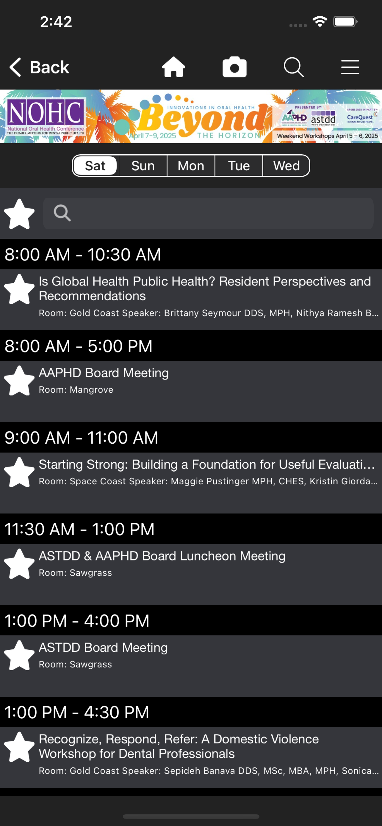 NOHC Annual Conferences