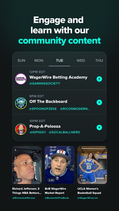 WagerWire Screenshot