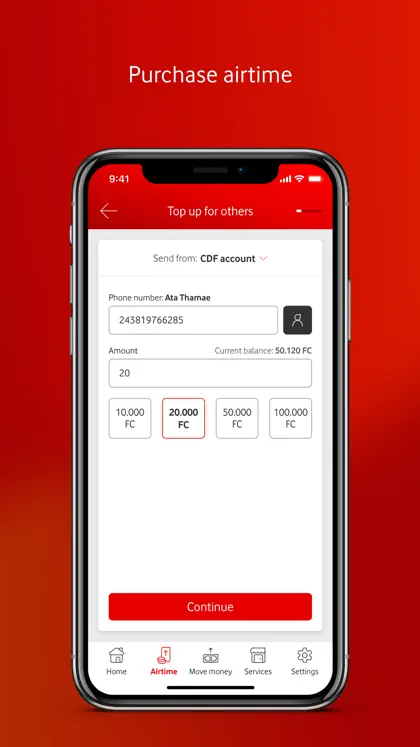 Screenshot 6 von 6 zu M-Pesa DRC