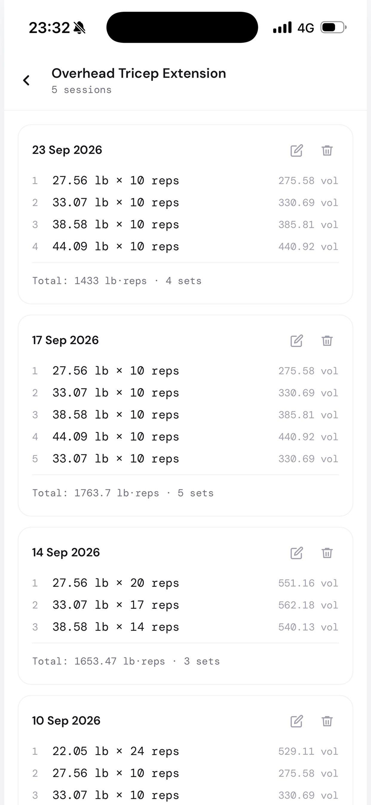 Screenshot 9 of Gymothee: Workout Tracker