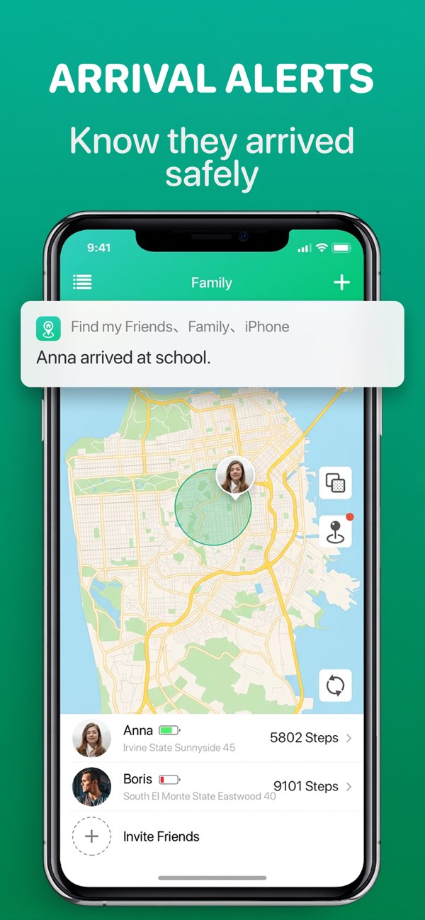 Find My Friends · Family Phone App Store screenshot 3