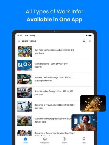 Work From Home - Learn it iPad screenshot