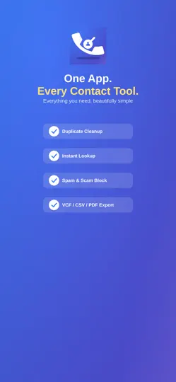 Telefon Rehberi Yedekle Vcard iPhone Ekran Görüntüsü 1