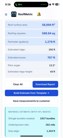 RoofMetric Screenshot 6 of 7