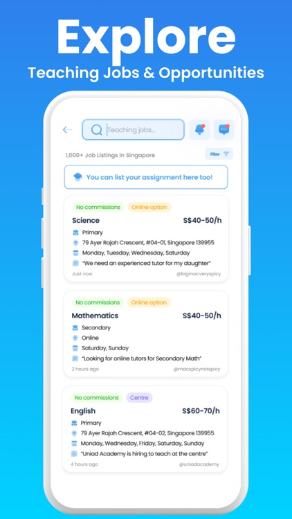 Uniad: Find Tutors, Students screenshot-3