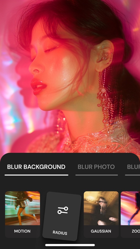 #2. Motion Blur Photo Background (iOS) 由: Piotr Zabielski