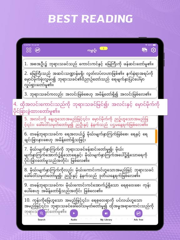 Screenshot #5 pour Myanmar Bible - offline