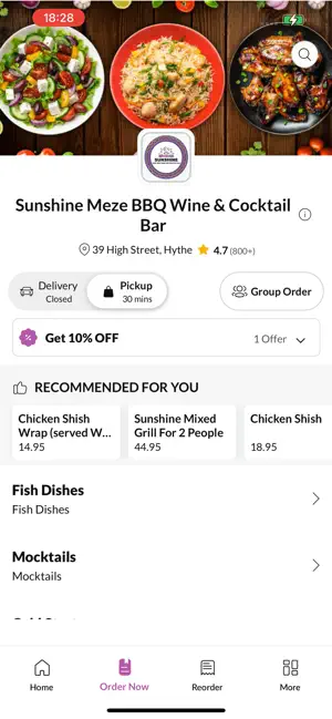 Sunshine Meze BBQ Wine screenshot 2
