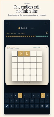 Glyphrail: Daily Word Chain screenshot 3