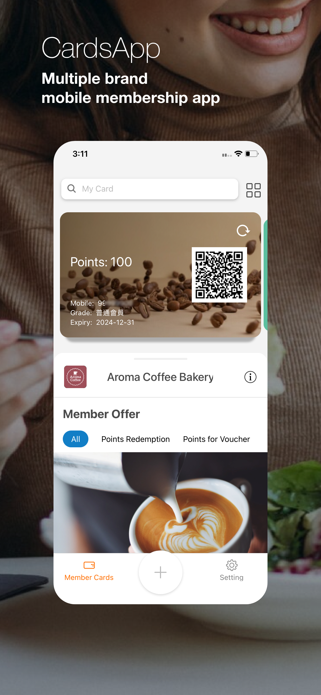 CardsApp - Member Card