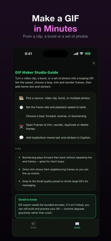 GIF Maker & Editor Studio Screenshot 1 of 2