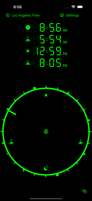 Digital Sun Dial Screenshot 2 of 4