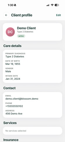 Blossom Connect App screenshot