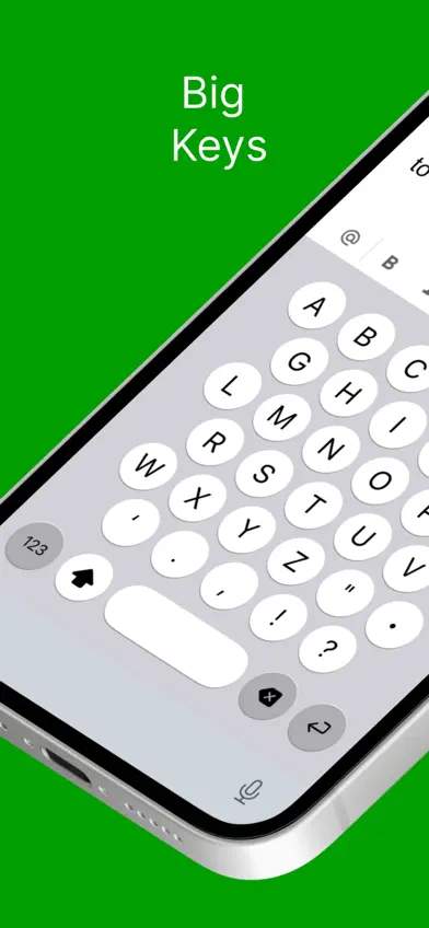 Typster - Big Keys Keyboard screenshot 1