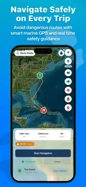 Boating Navigation GPS Offline screenshot 1