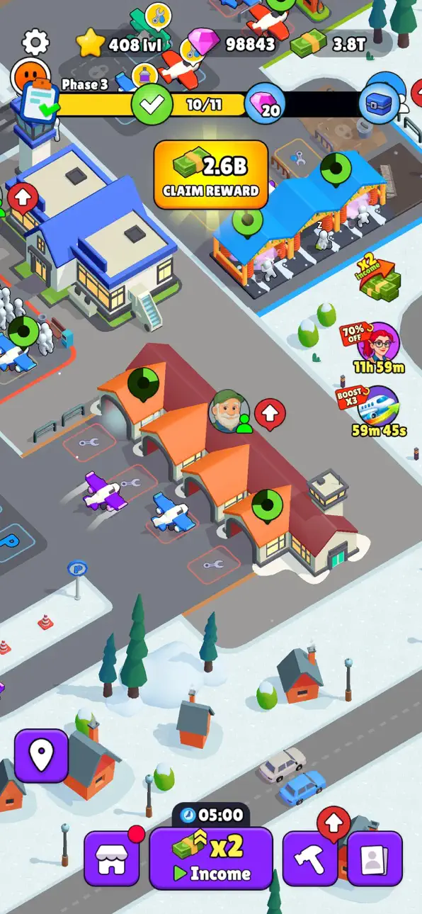 Airport Empire 2026 iOS Mod IPA screenshot 6 - iOS game interface