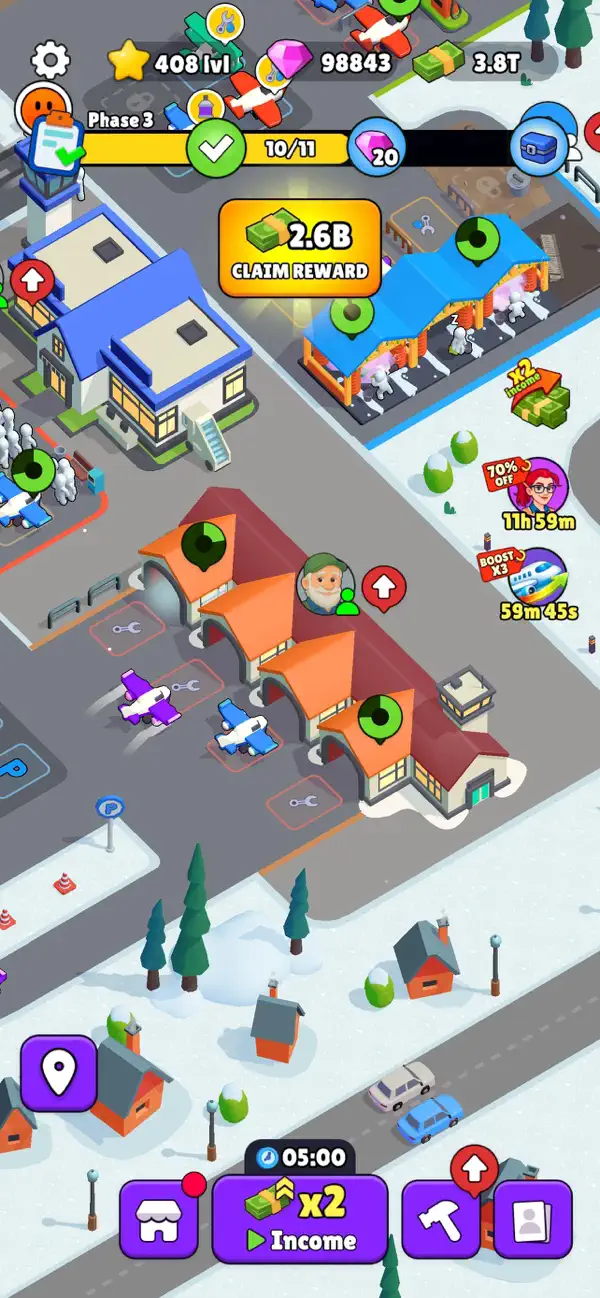 Airport Empire 2026 iOS Mod IPA screenshot 6 - iOS game interface
