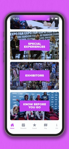 FAN EXPO New Orleans iPhone screenshot