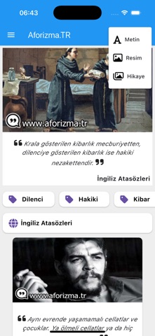 Aforizma.TR Alıntı Söz Replik screenshot