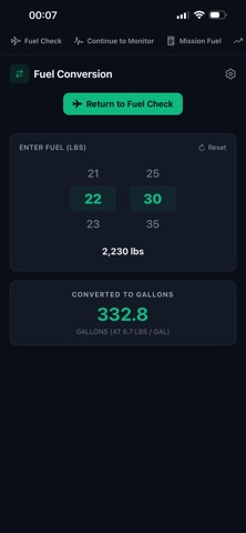 Mission Fuel: Fuel Check screenshot