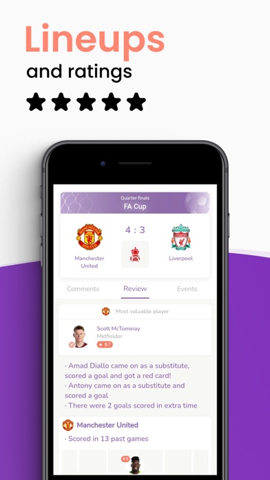 FanClub: Soccer Scores & Chats iPhone screenshot 7 - Sports app