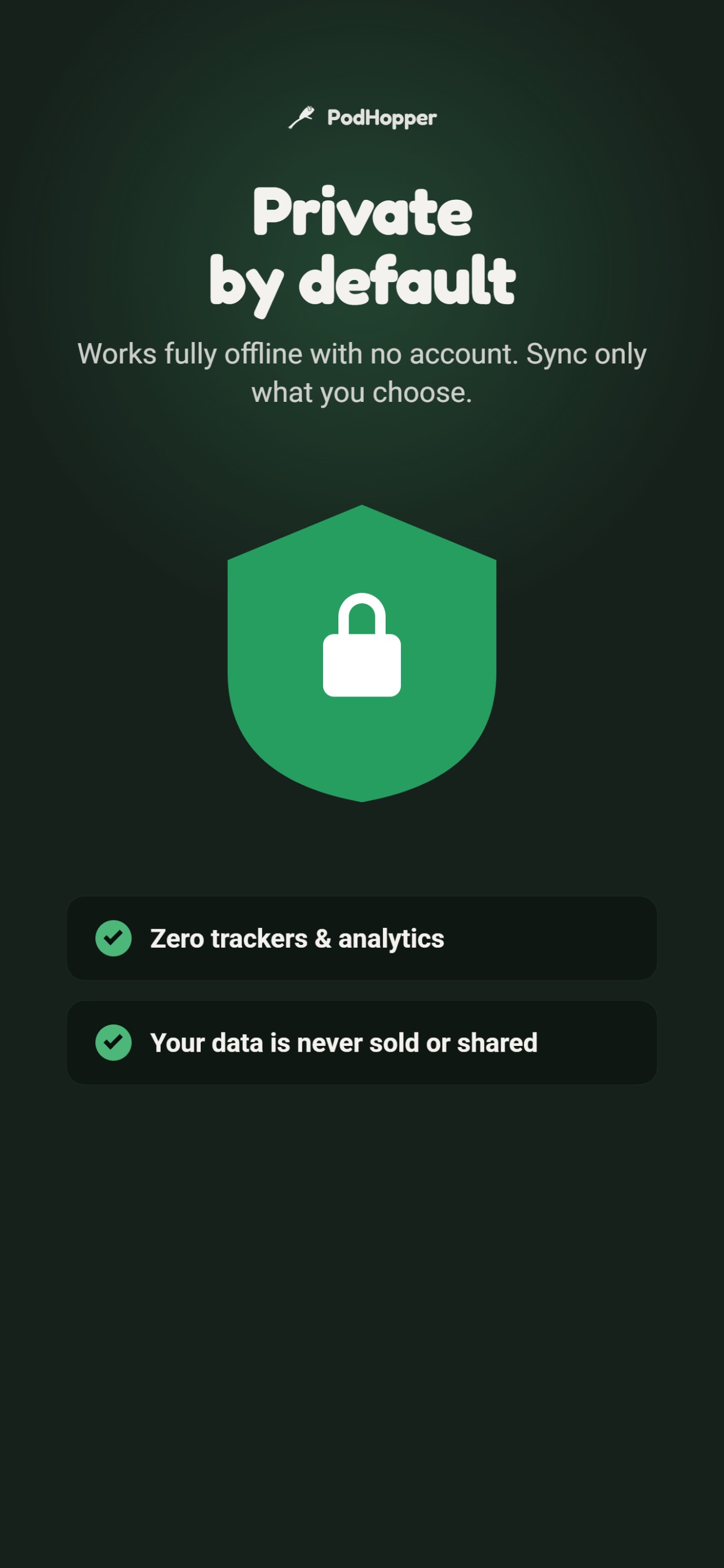 Screenshot 2 of PodHopper