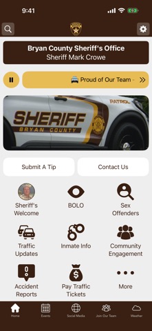 Bryan Co Sheriff's Office, Ga Screenshot 1 of 3