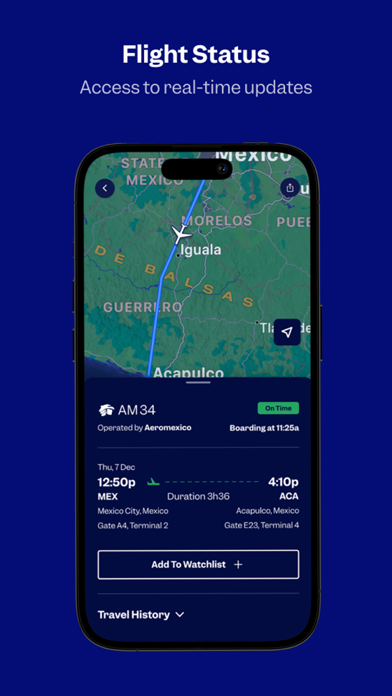Aeroméxico iPhone screenshot 5 - Travel app