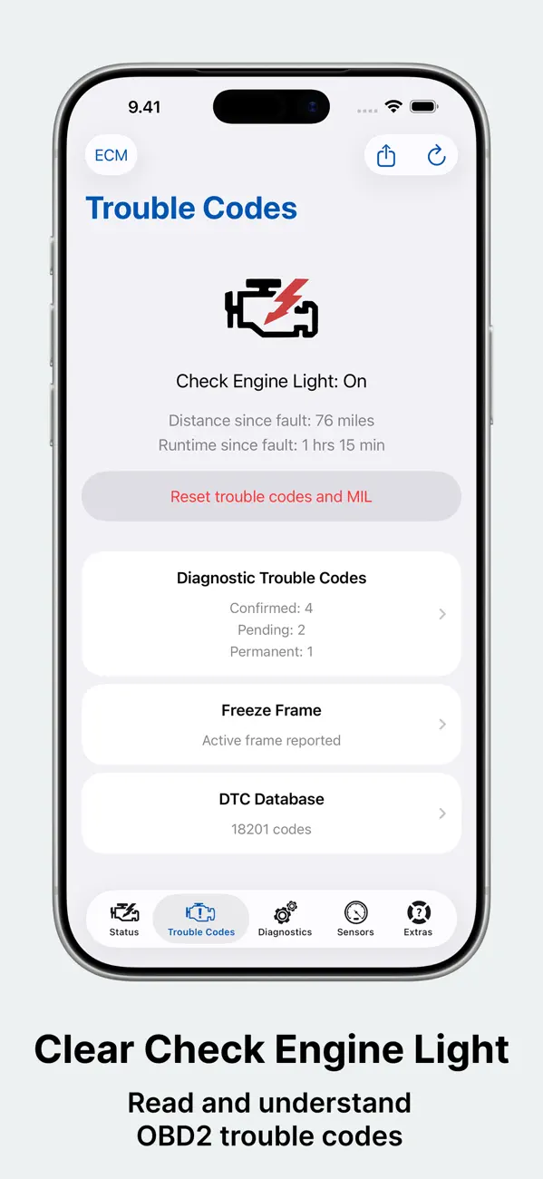Screenshot #3 pour Car Scanner | OBD Auto Doctor