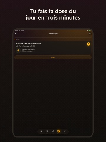 Darija Pro: Coach, Traduction iPad screenshot 6