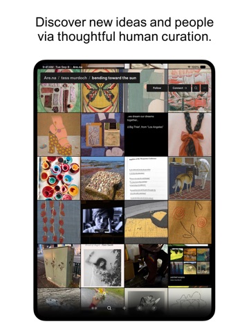 Are.na iPad screenshot 6
