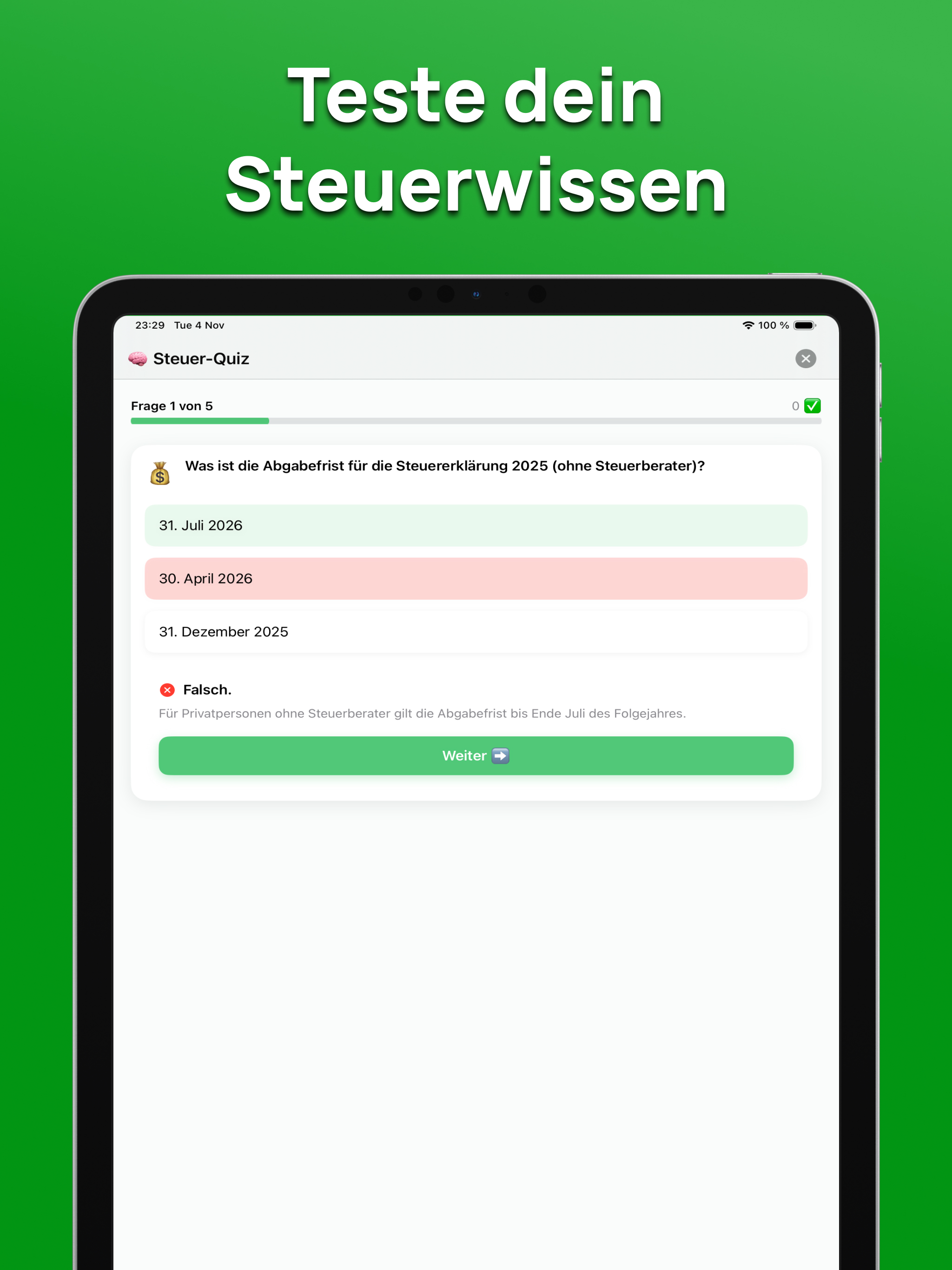 ELSTER + Steuererklärung