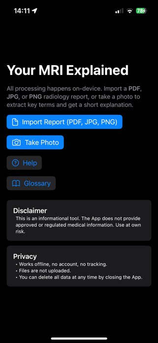 RadiExplain Screenshot 1 of 4