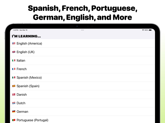 Language Ear Training Practice