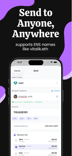 Ethereum Wallet - ETH & Tokens screenshot 4