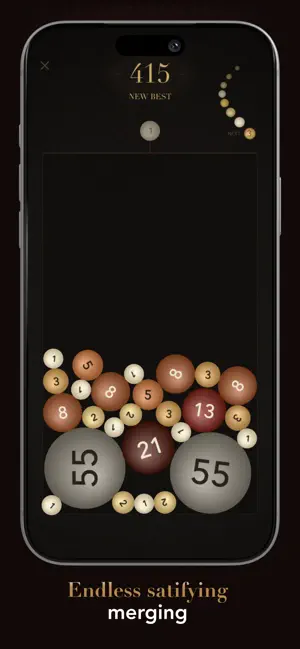 Phi Zen Fibonacci Merge Puzzle screenshot 2