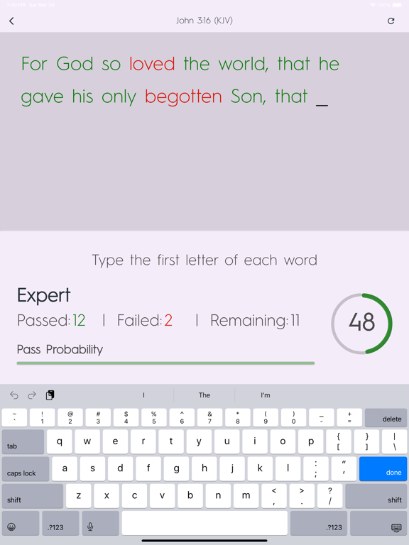 Verselock - Bible Memorization iPad screenshot 7 - Lifestyle app