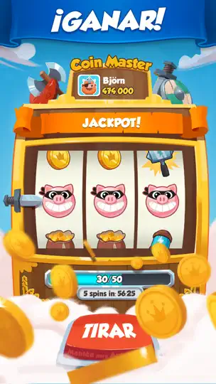 Captura de pantalla de Coin Master en iPhone 4